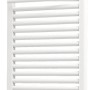 Weißer Schulte Design-Heizkörper Miami, 177,5x50 cm, mit horizontalen Heizrohren.