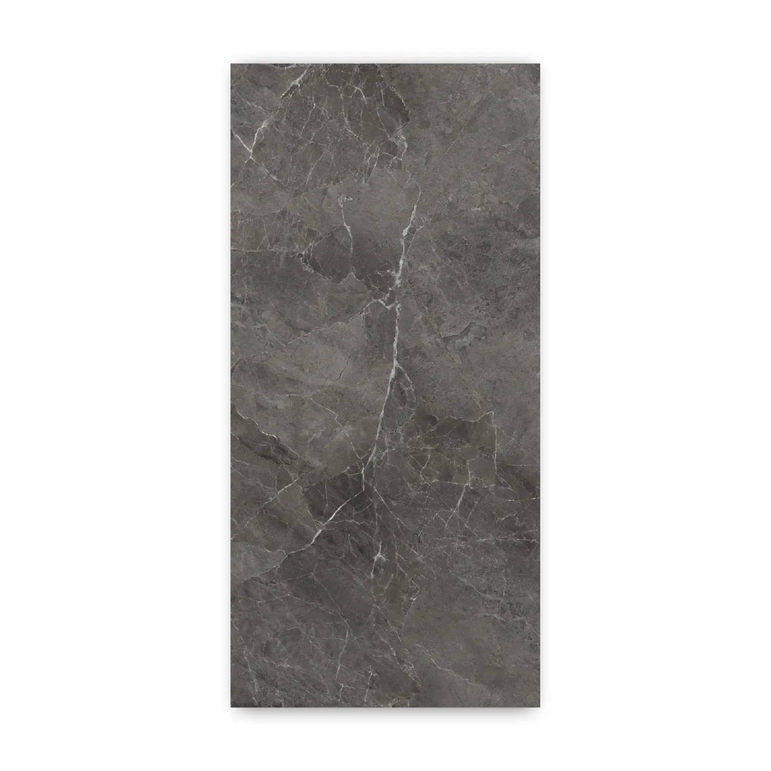 Walllux Duschrückwand Marmor Dunkelgrau Alu-Verbund 3 mm 100 x 210 cm