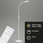 Weiße, dimmbare Brilo LED Stehleuchte Office mit Fernbedienung und Touch-Funktion.