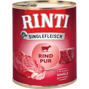 Rinti Hunde-Nassfutter Singlefleisch Rind 800 g