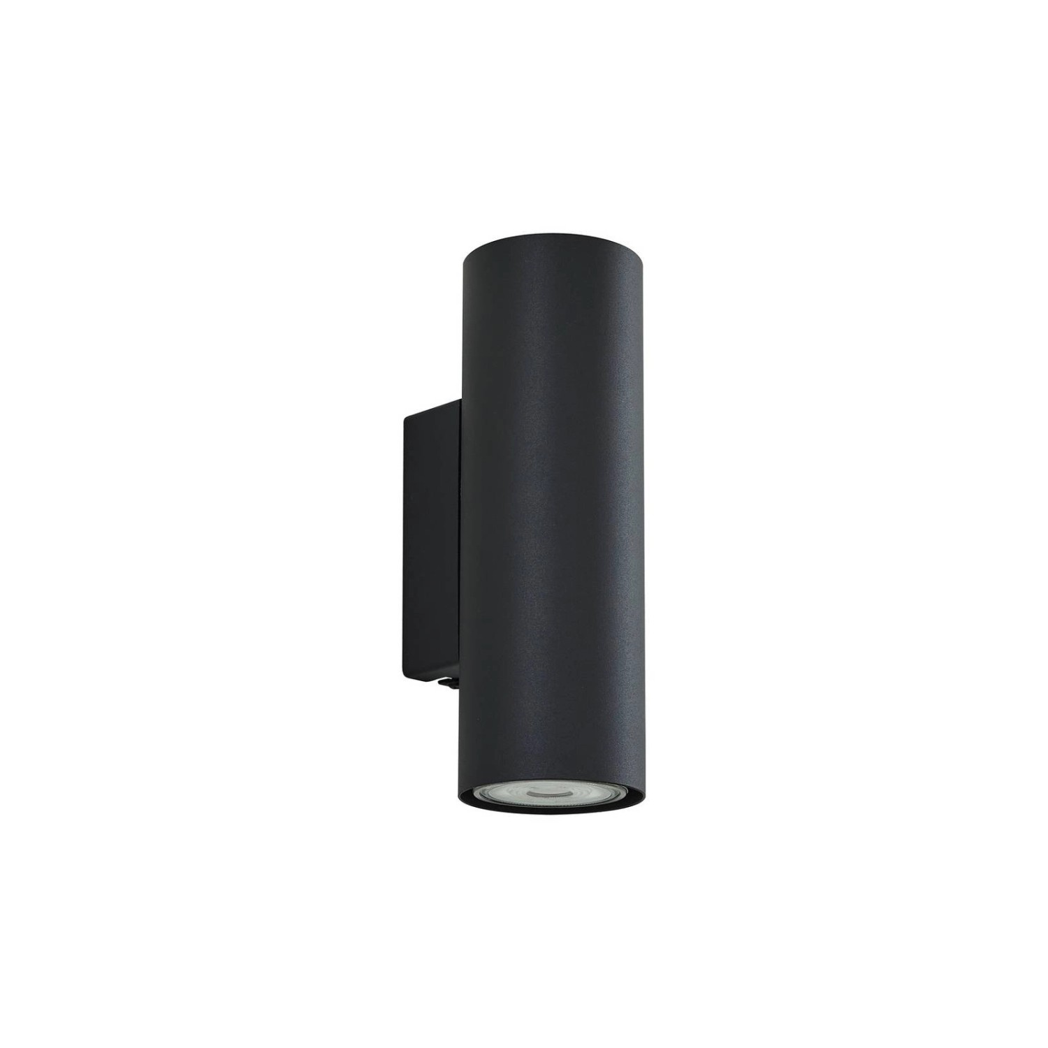 Lindby Wandleuchte Wandlampe Innen Joffrey 9626664 Modern in Schwarz aus Aluminium 2-flammig GU10 Wohnzimmerleuchte