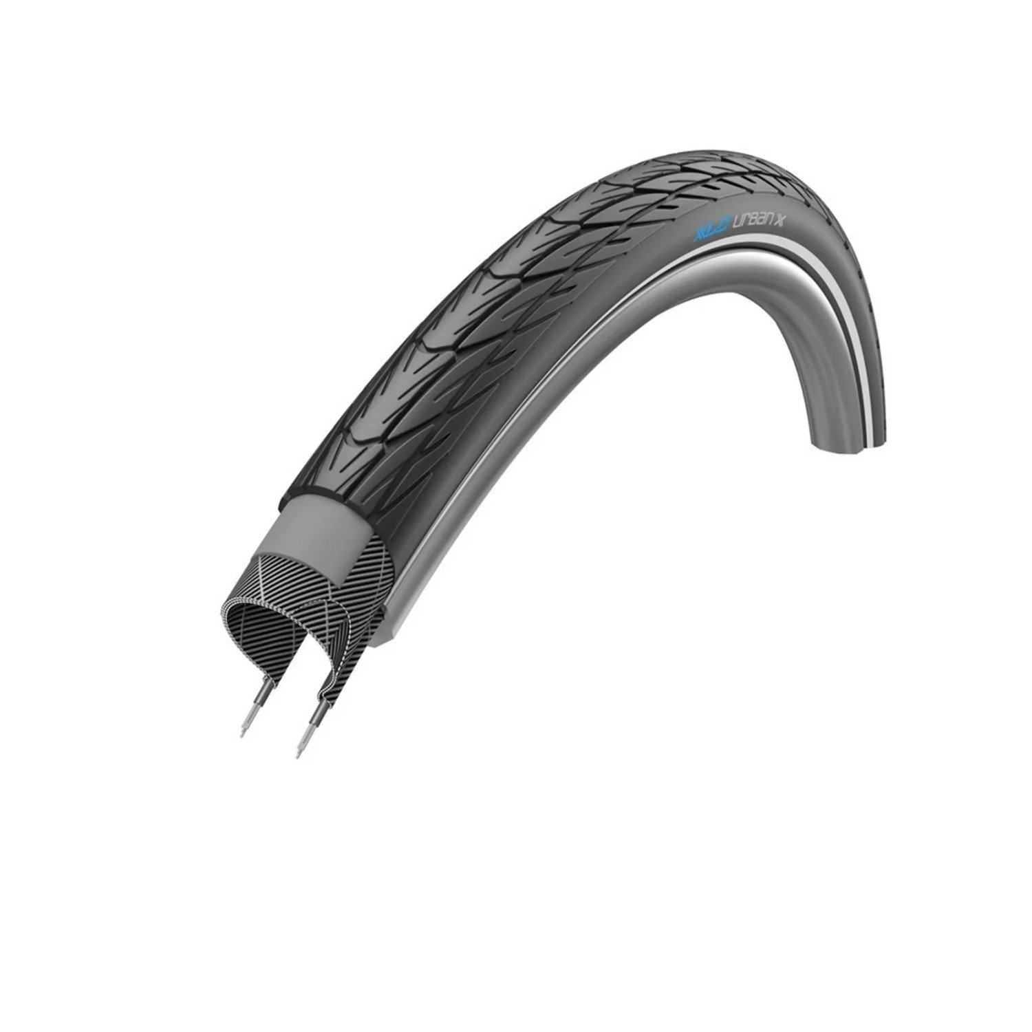 XLC Reifen UrbanX 40-635 28x1 1/2 Schwarz Reflex