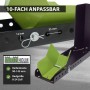 TRUTZHOLM Motorradwippe aus Stahl, 10-fach verstellbar für Radgrößen 8-24 Zoll, Zubehör für Autoanhänger.