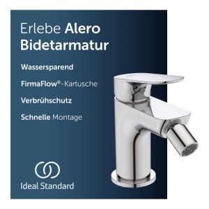 Ideal Standard Alero Bidetarmatur Auslaufhöhe 95 mm Chrom