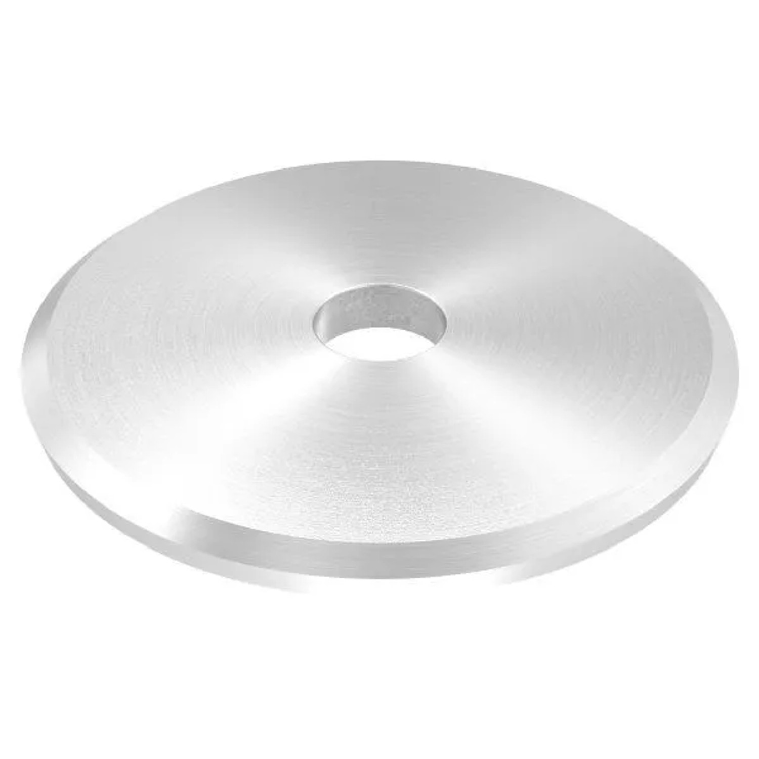 FeNau Ankerplatte Ø 70 X 5 mm Gewölbt Mit Zentrierbohrung Ø 10 mm V2A