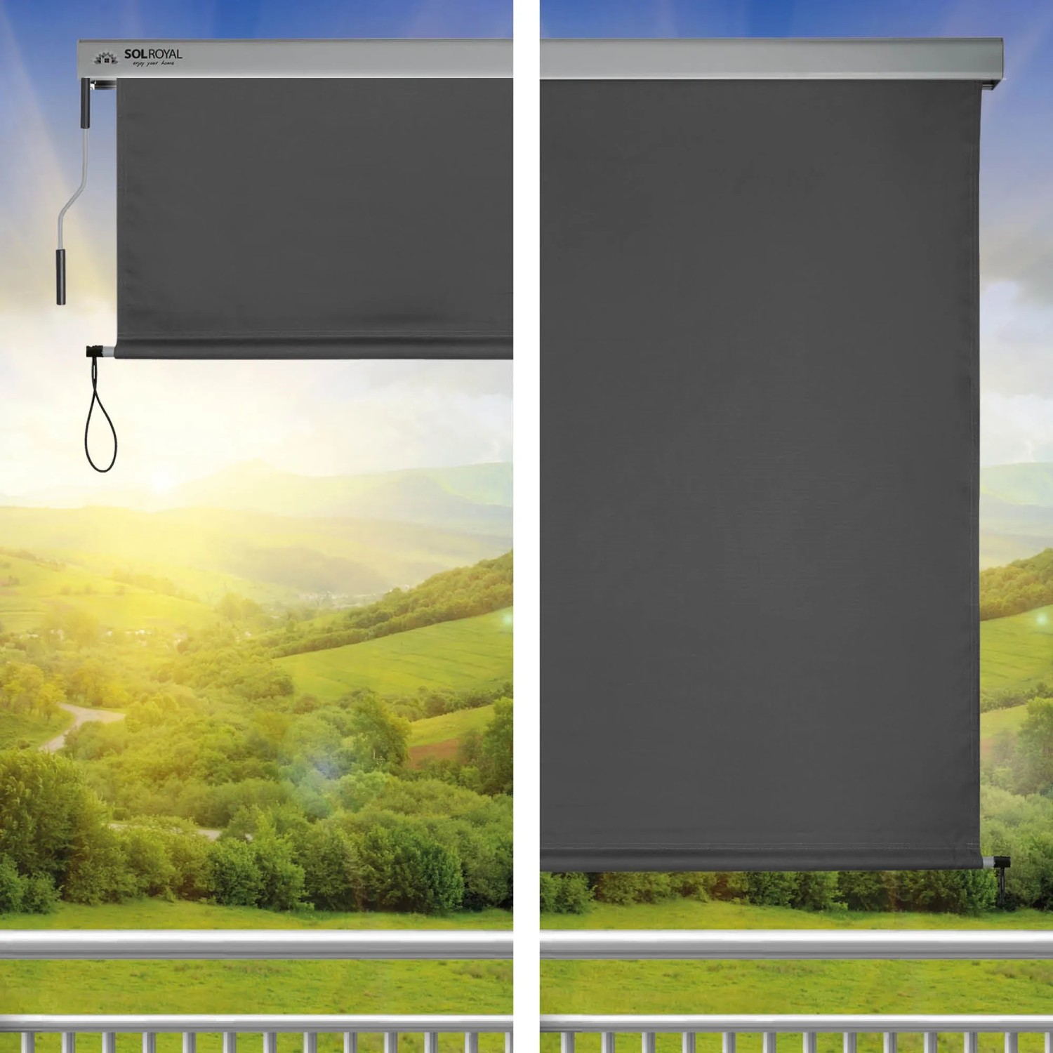 Outsunny 3 X 2,5 M Markise Wandmontage