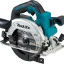 Makita Akku-Handkreissäge DHS660Z, 18 V, Solo-Version. Kompakte Bauform, Sägeblatt 165 mm, Schnitttiefe 57 mm.