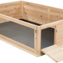 Trixie Kleintierstall Indoor aus Holz/Kunststoff für Meerschweinchen, mit Tür und Rampe.