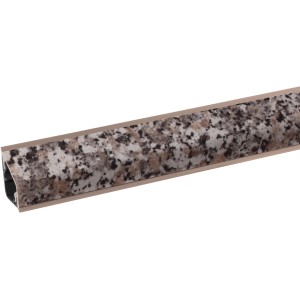 Kaindl Wandanschlussprofil, 300 cm, Granit-Dekor für Arbeitsplatten.
