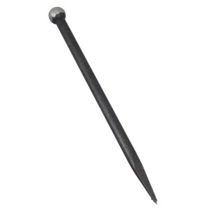 D&O Brecheisen, 62 cm, mit Spitze und Kugelkopf aus Stahl.