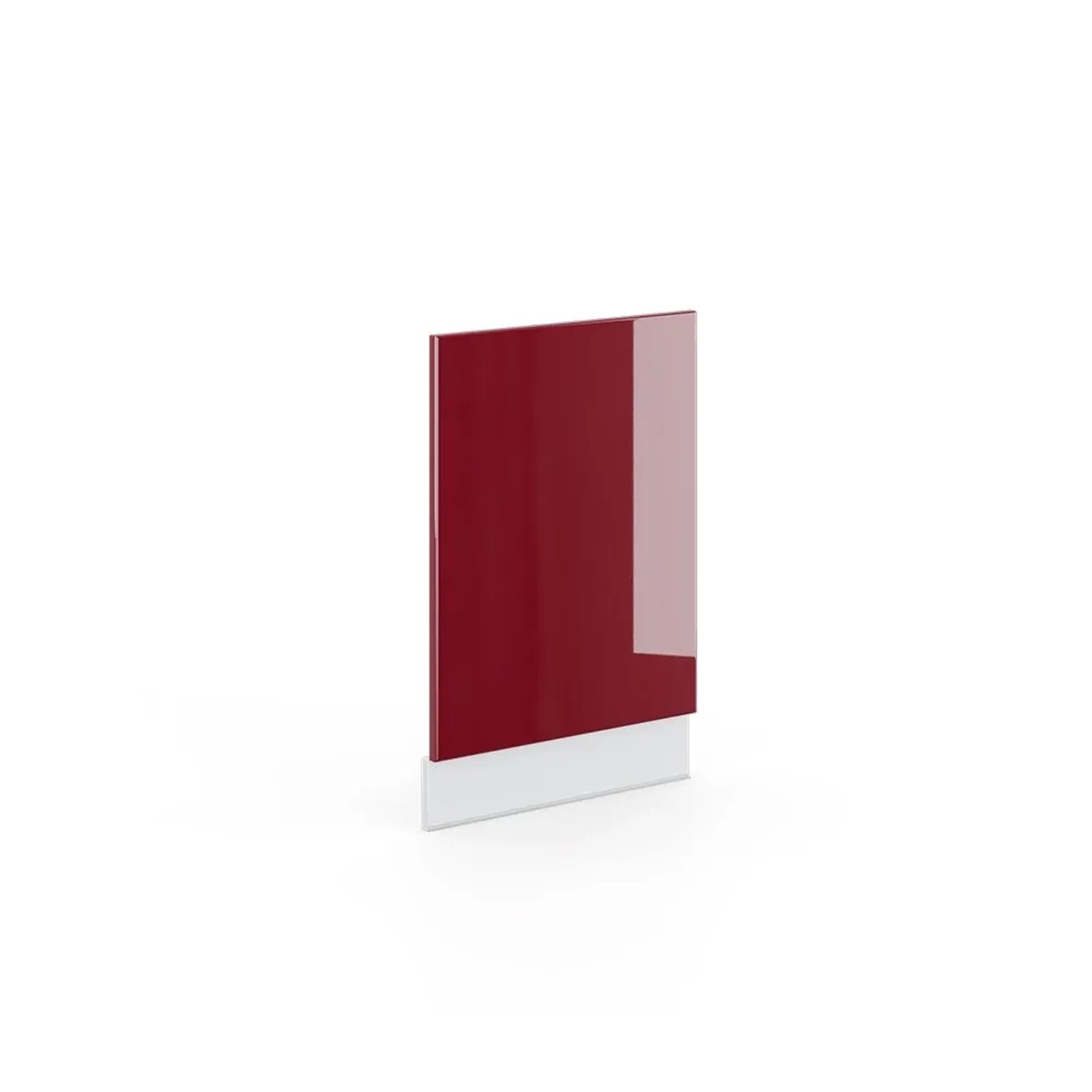 Vicco Frontblende Fame-Line Bordeaux Hochglanz Weiß 45 cm ohne Arbeitsplatte