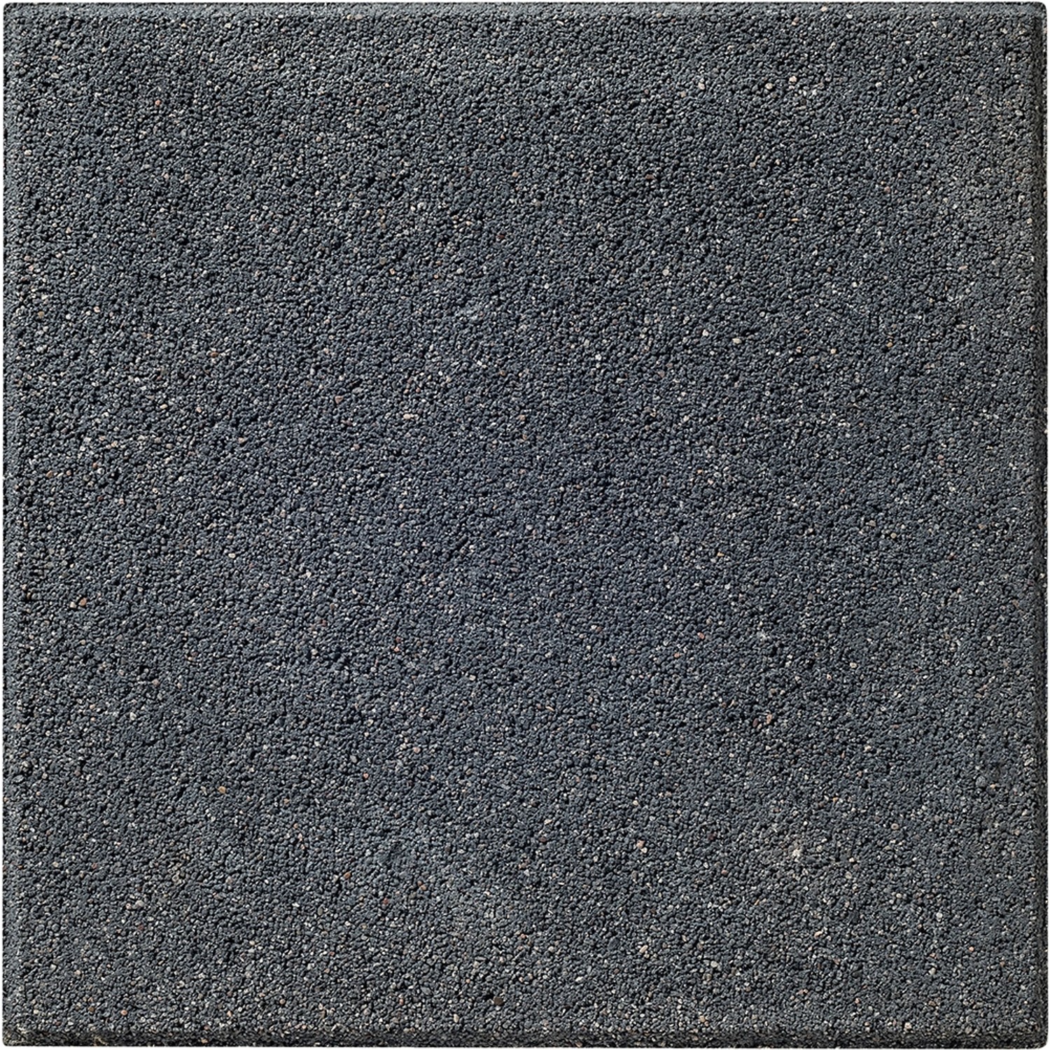 Diephaus Terrassenplatte Aguna Quarz-Anthrazit, 40x40 cm, mit feiner Kiesoptik und gewaschener Oberfläche.