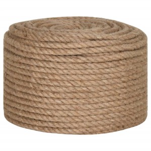 vidaXL Seil 100% Jute 10 mm 100 m 91273