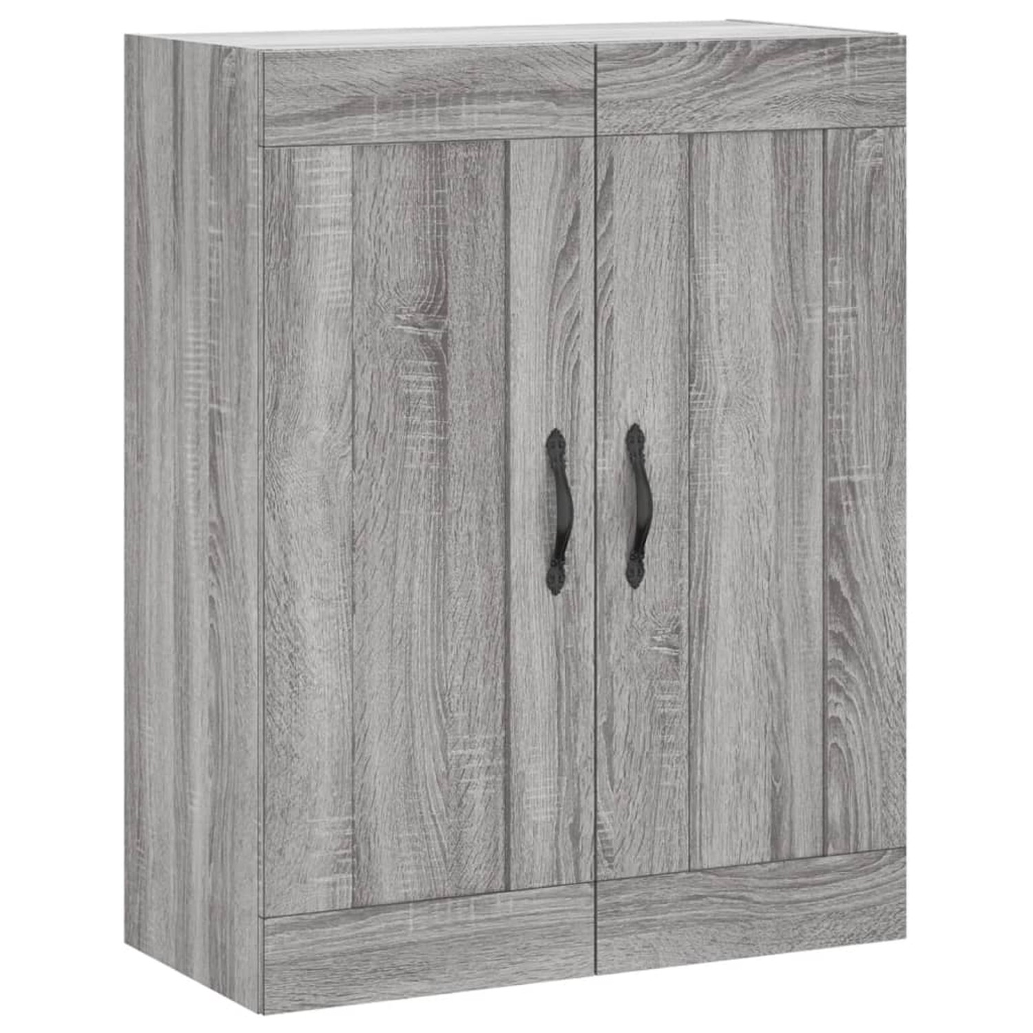 vidaXL Wandschrank Grau Sonoma 69,5x34x90 cm Holzwerkstoff 830378 günstig online kaufen