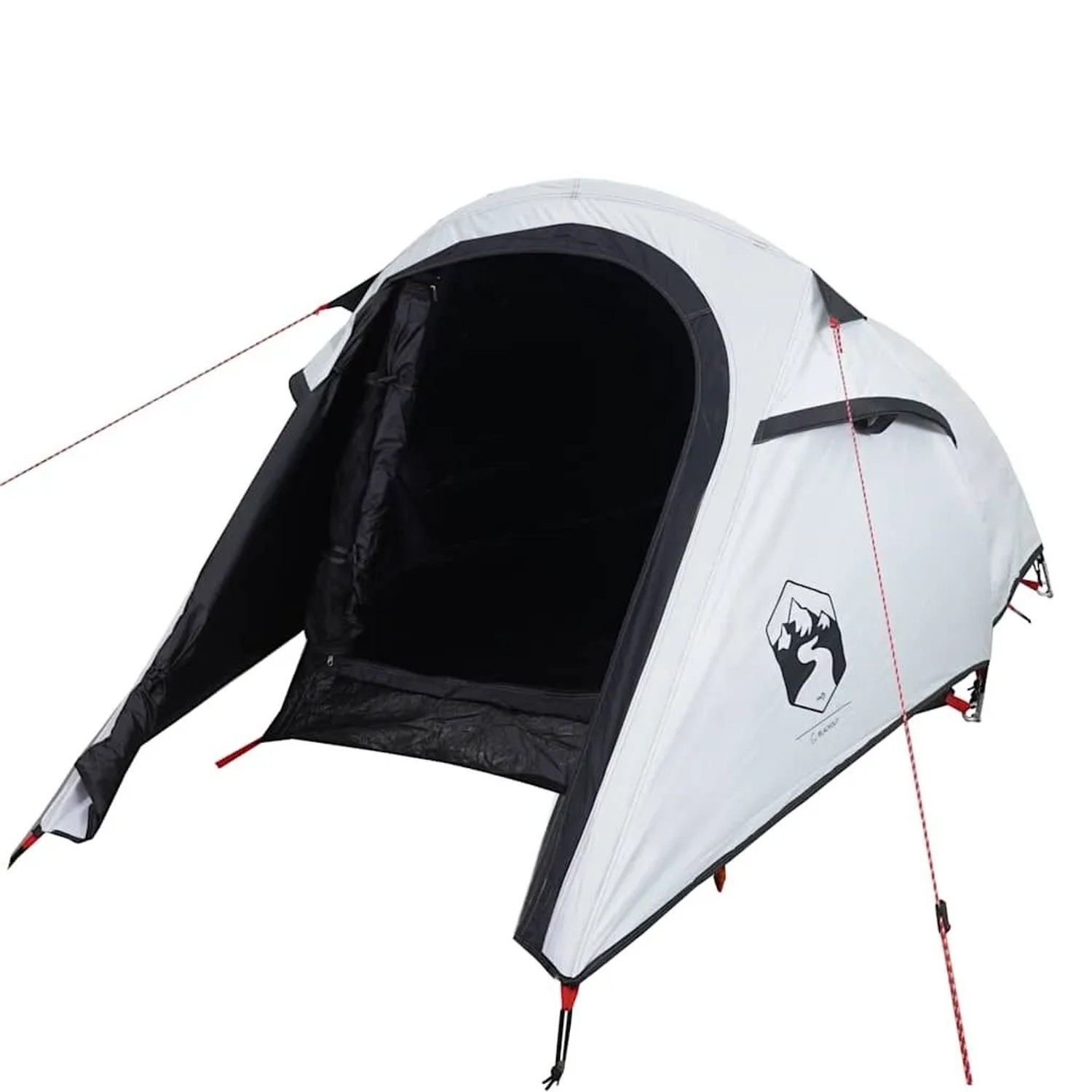 Furnicato Campingzelt Tunnelzelt Weiß 283 X 193 X 125 Cm