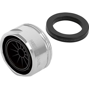 Mischdüse M24 für Niederdruck Armatur, verchromt mit Dichtung.