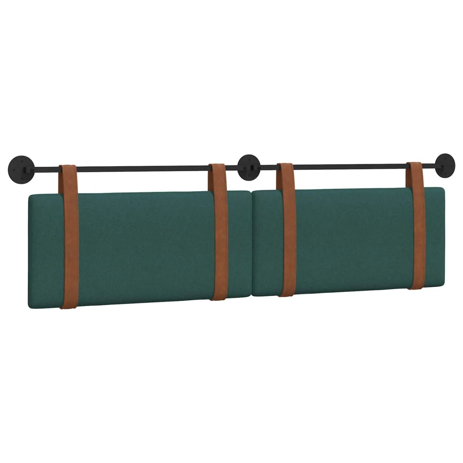 vidaXL Hängevorderseite Uni Dunkelgrün 170 x 55 x 5 cm Antikes PU 42031488