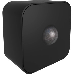 Schwarzer Licht Bewegungsmelder Move für Hub 50 zur Montage im Außenbereich.