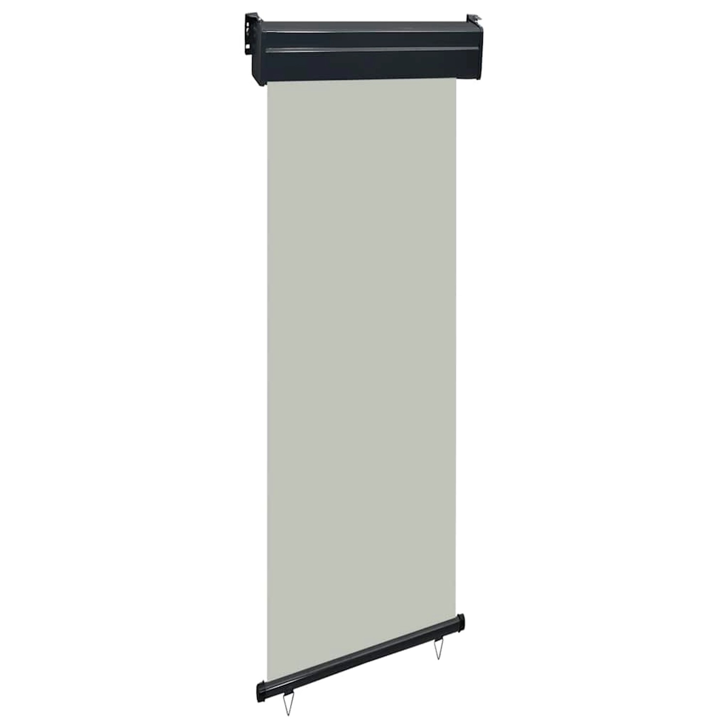 furnicato Balkon-Seitenmarkise 65x250 cm Grau günstig online kaufen