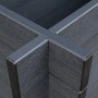 WPC Hochbeet Anthrazit Stecksystem 75 cm x 70 cm x 150 cm_3
