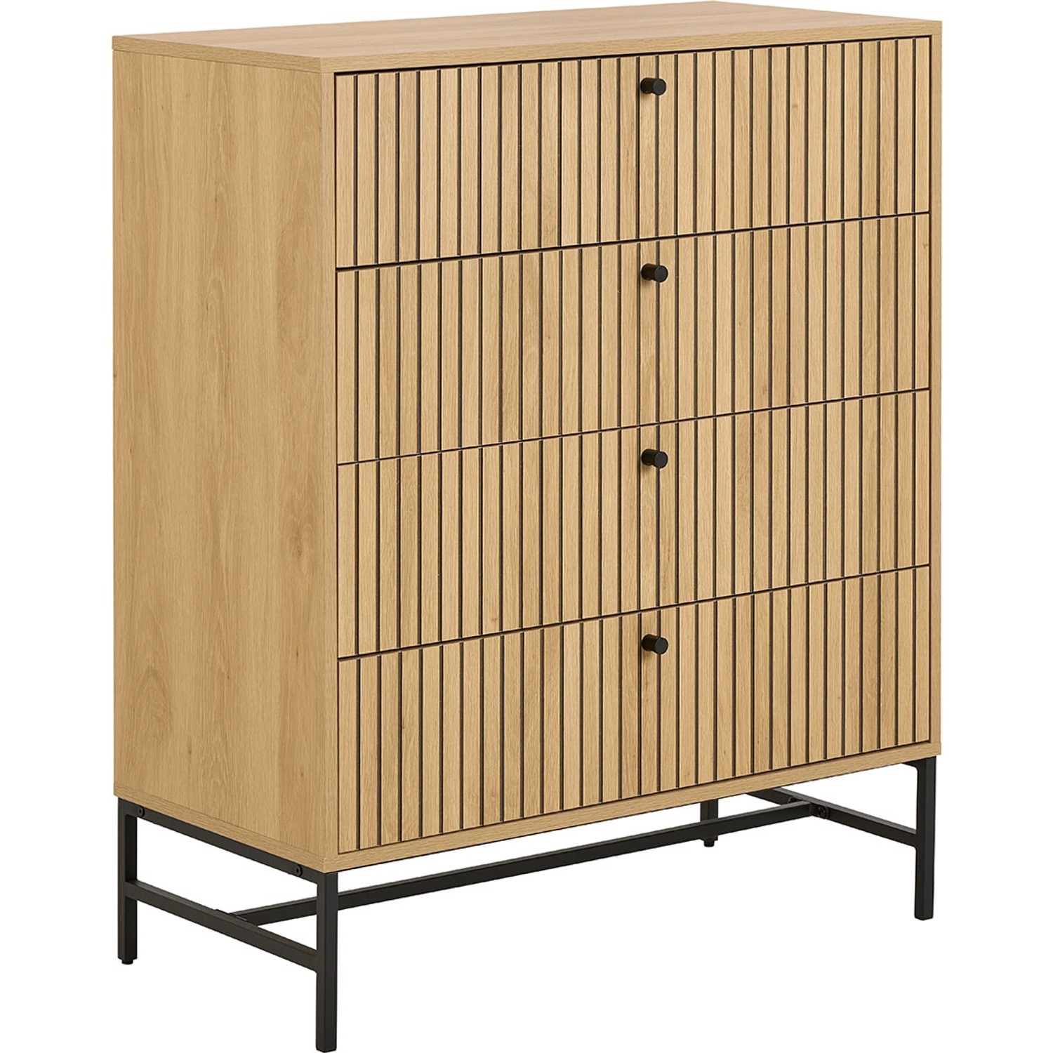 ebuy24 Albany Kommode 4 Schubladen Natur günstig online kaufen