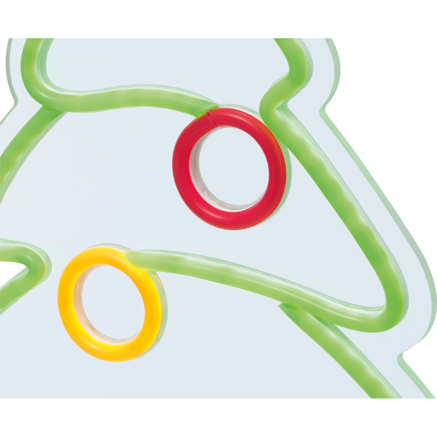 LED-Neonlicht Weihnachtsbaum, 29,5x42cm, Multicolor, 238 LEDs, Weihnachtsdeko.