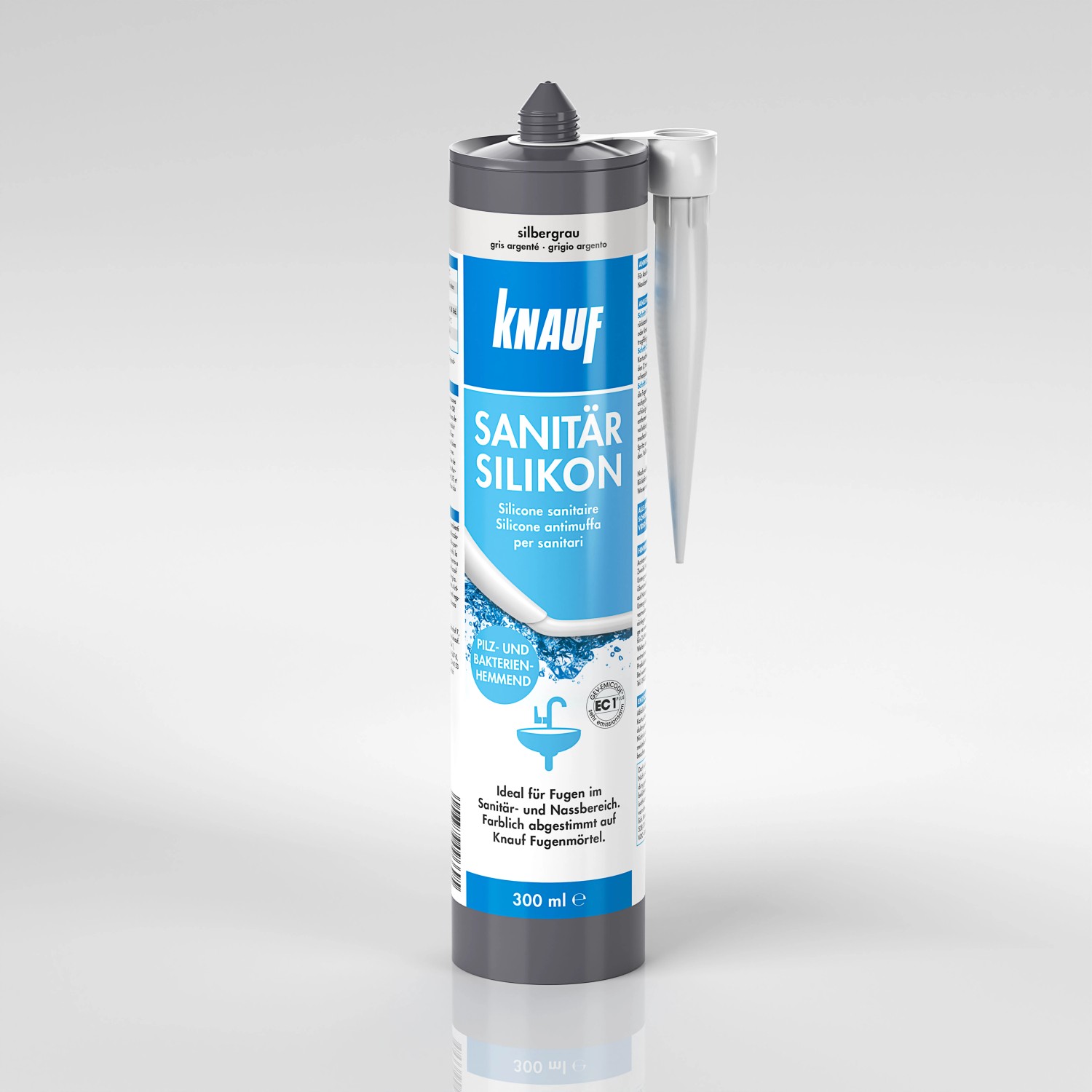 Knauf Sanitär-Silikon Silbergrau 300 ml günstig online kaufen