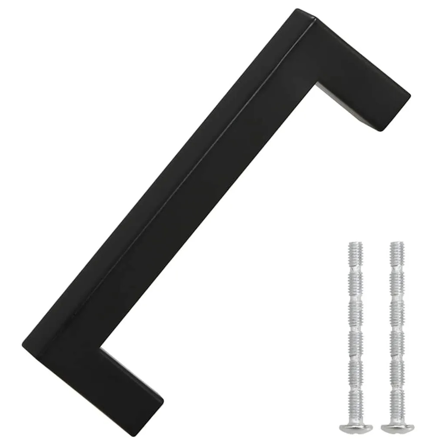 vidaXL Möbelgriffe 10 Stk Schwarz 96 mm Edelstahl 155397