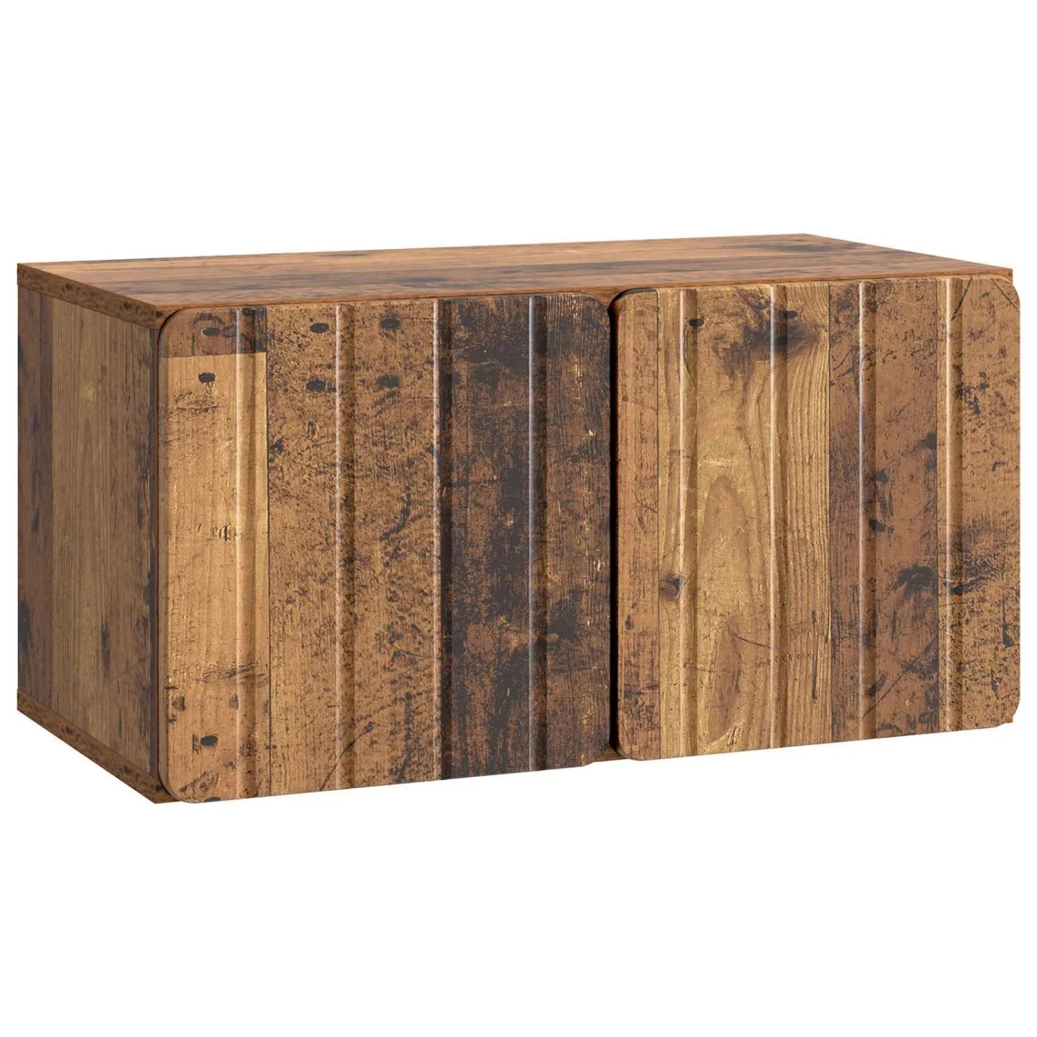 vidaXL Wandmontierter TV-Schrank Altholz 59,5 x 31 x 30 cm 898373
