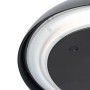 Detailaufnahme der dimmbaren Arcchio LED-Tischleuchte Thenra in Schwarz, ideal für Terrasse und Garten.