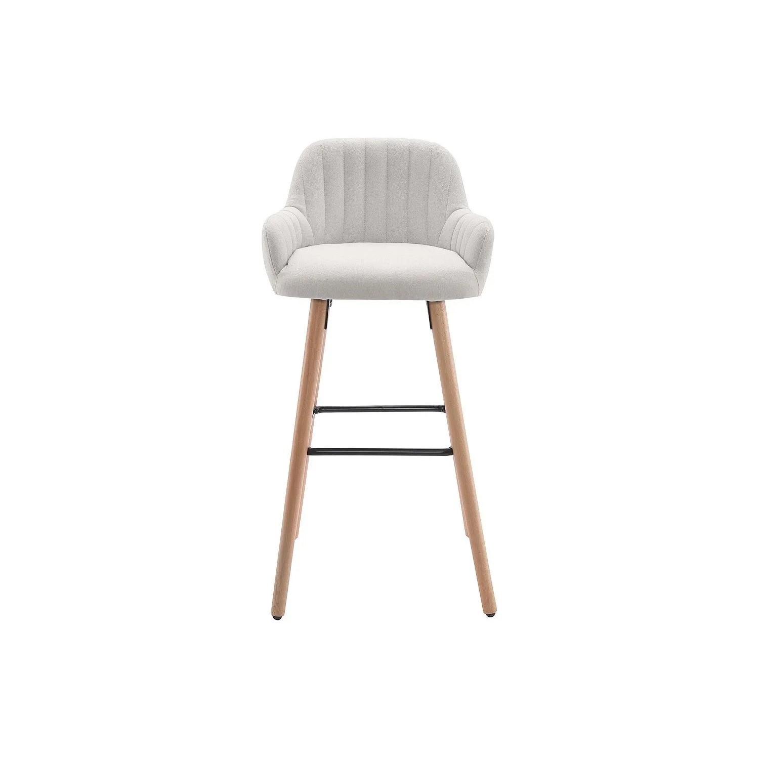 Vente-unique Barhocker Eleana Cremefarben 47 cm