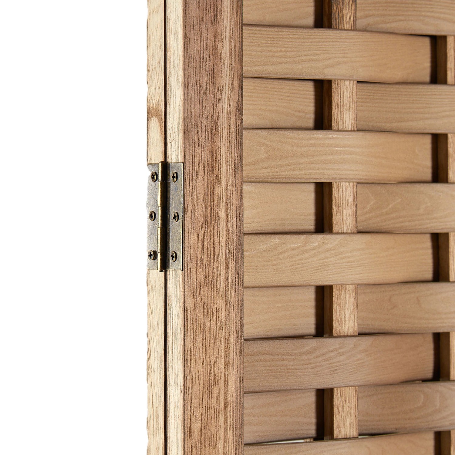 Homestyle4u 3-tlg. Paravent in Hellbraun 120x170 cm 2019_6