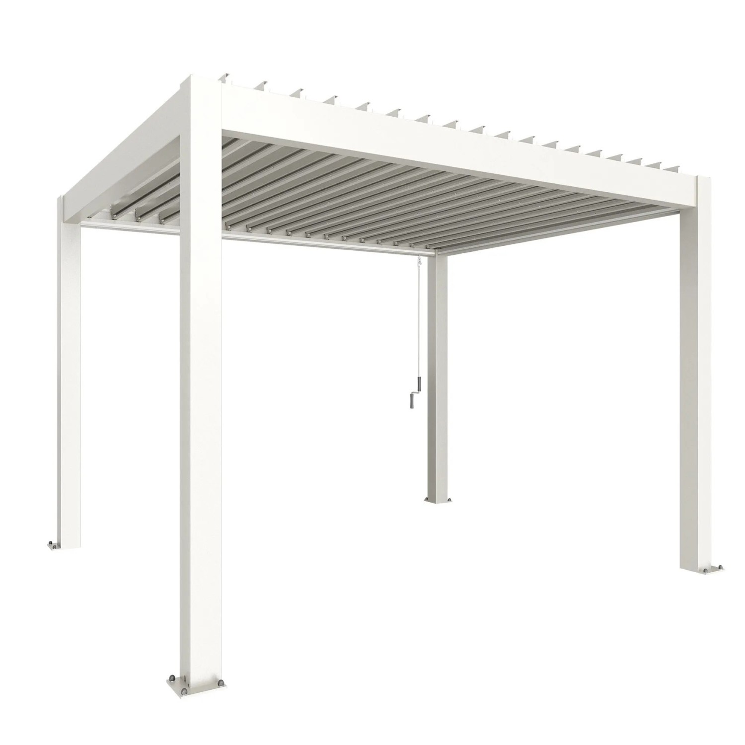 Biohort Pergola 3,5 m x 3 m Weiß