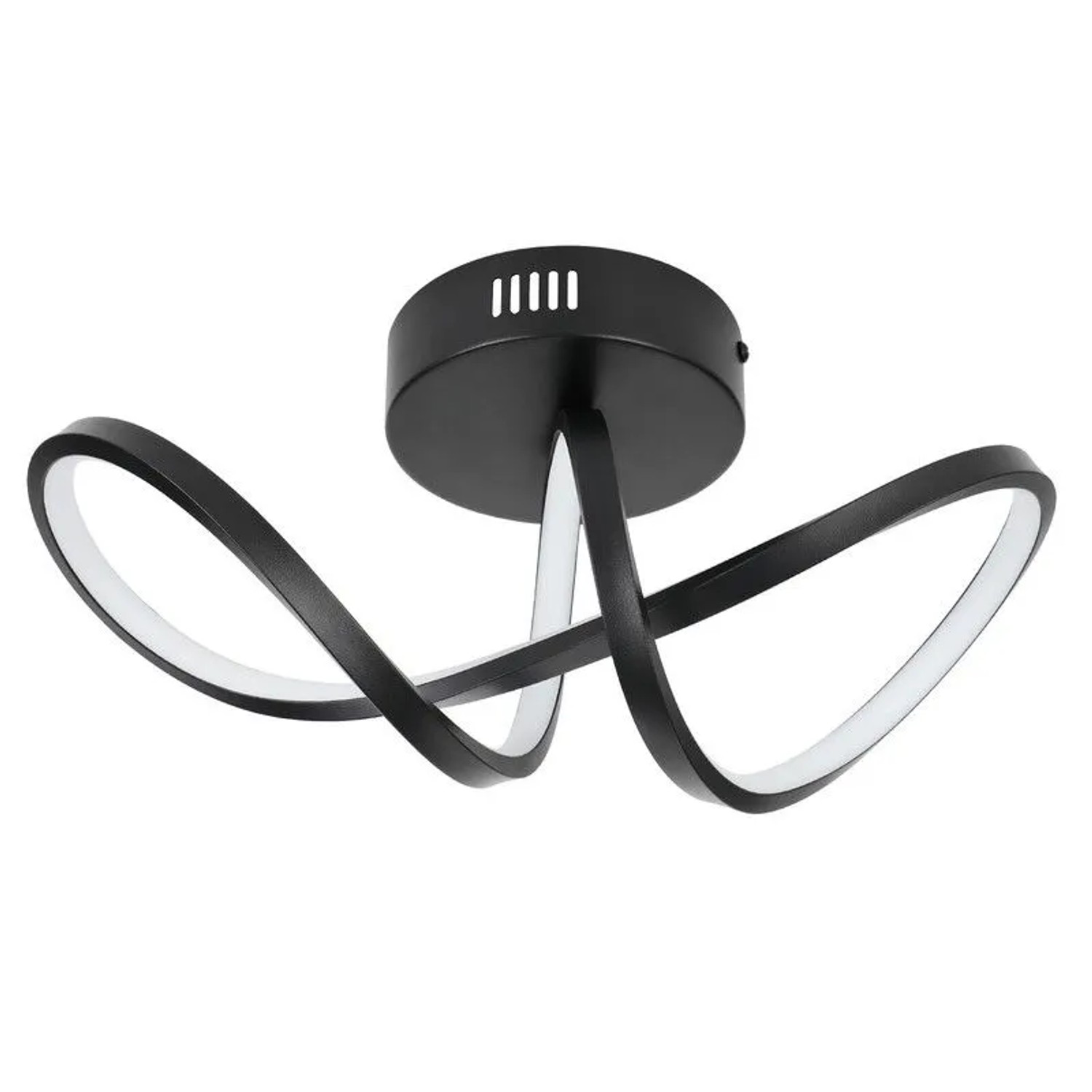 NETTLIFE LED Deckenleuchte aus Aluminium L34Schwarz