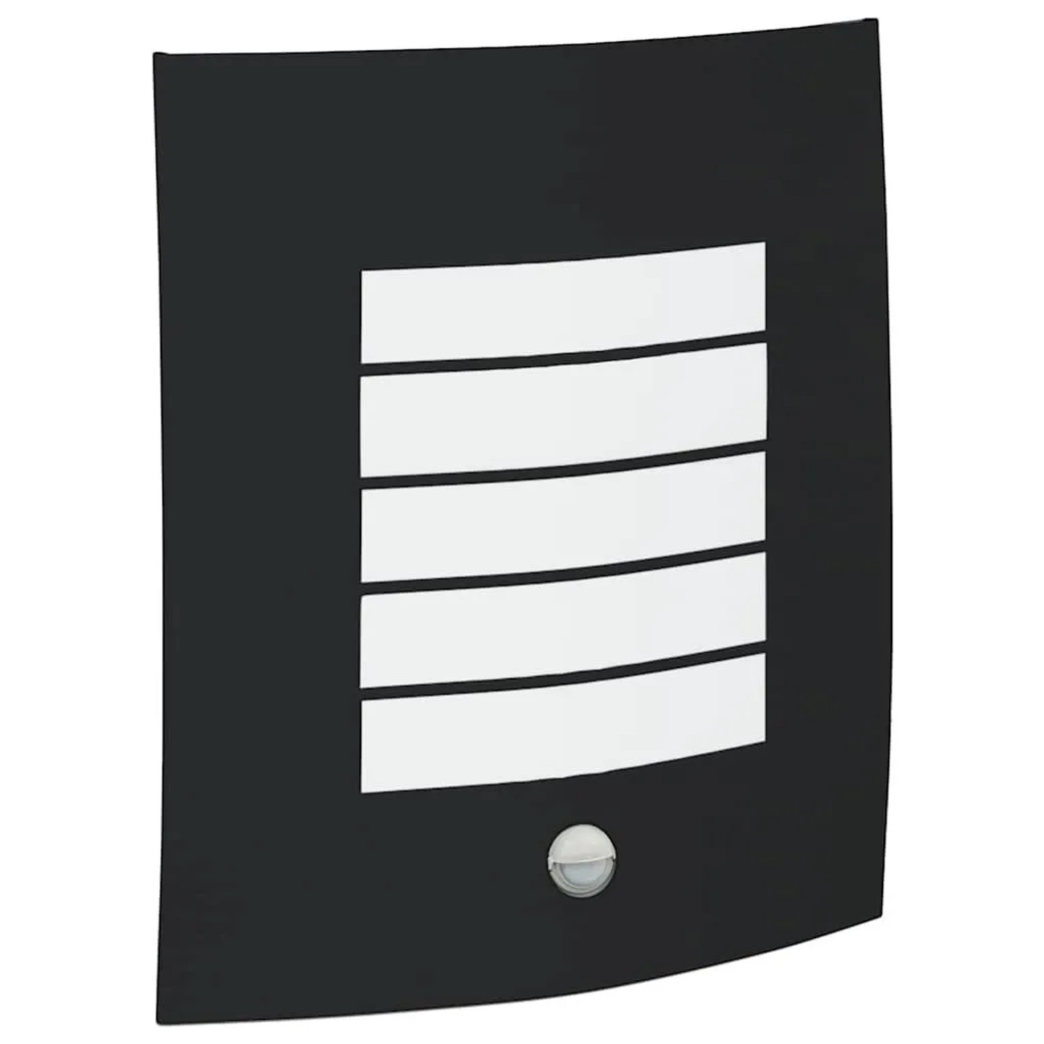 vidaXL Außenwandleuchte Schwarz 23,5 x 9 x 26 cm Edelstahl und Plastik 4005973