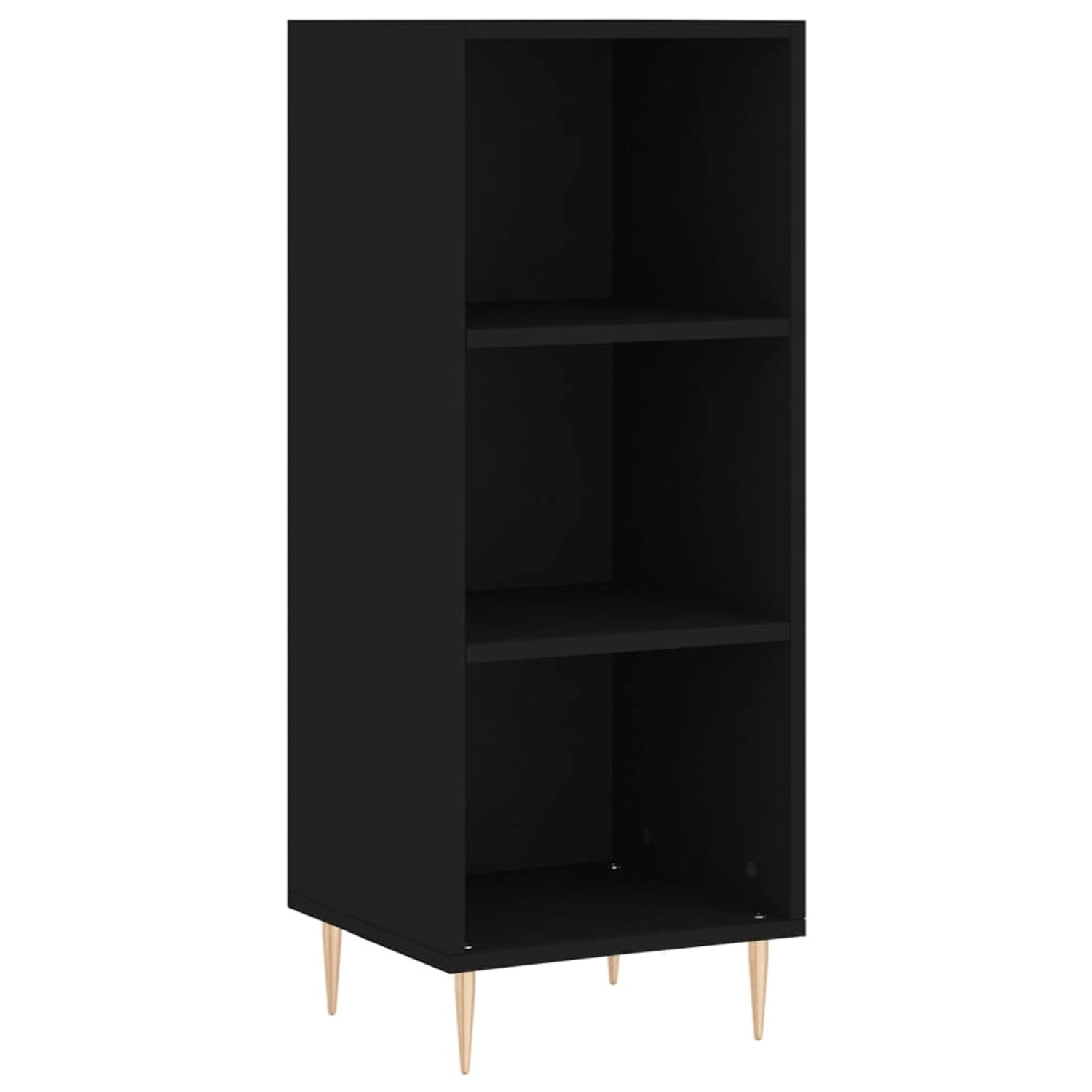 vidaXL Sideboard Schwarz 34,5x32,5x90 cm Holzwerkstoff 828717 günstig online kaufen