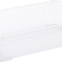 Transparente OBI Allzweckbox Cadiz M, Aufbewahrungsbox mit grauen Verschlussclips.