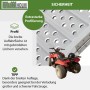 DREIBREIT Auffahrrampe mit Quad. Klappbare Rampe für Autoanhänger mit Anti-Rutsch-Profil.