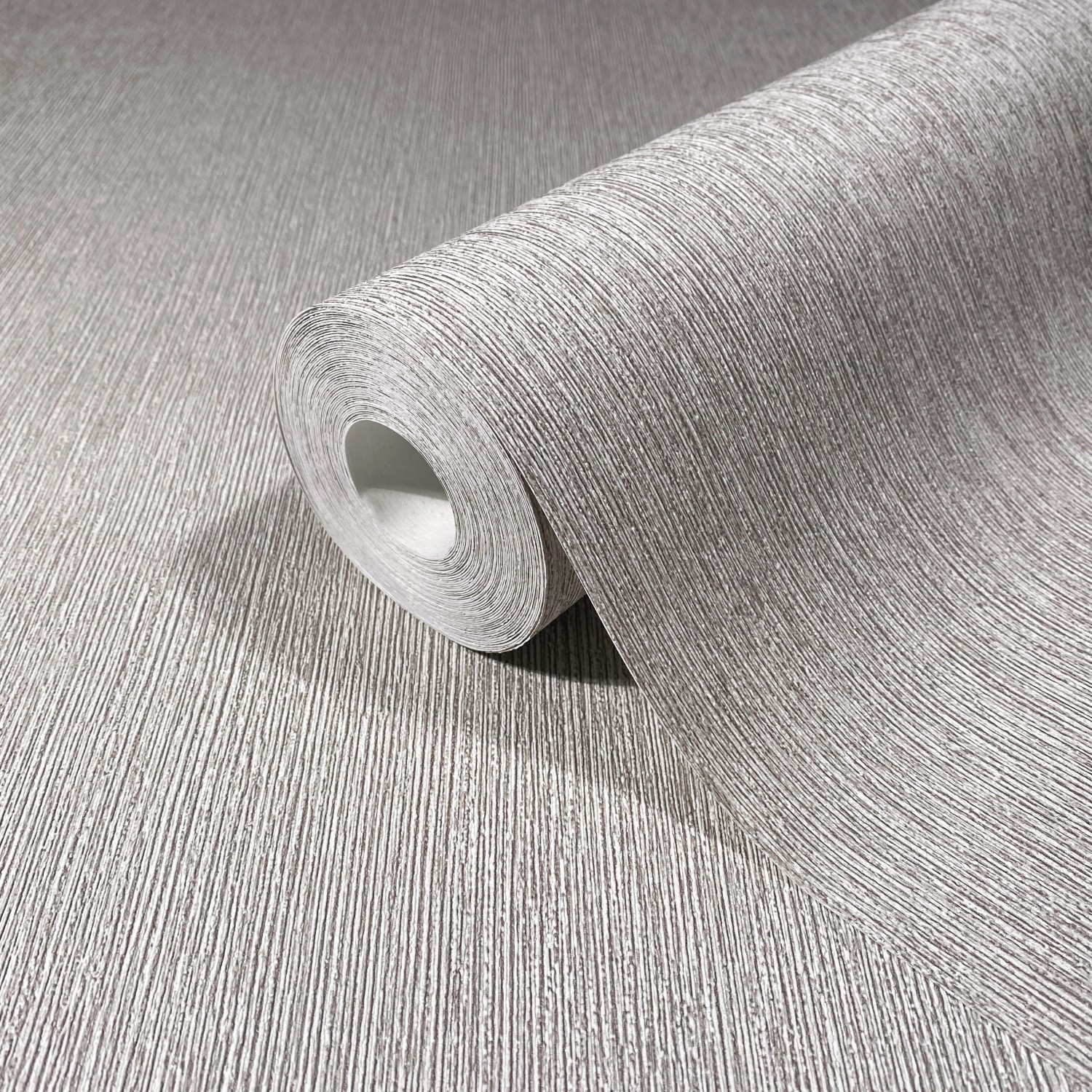 Marburg Vliestapete Uni Feine Linien Modern 10,05 m x 0,53 m Creme günstig online kaufen
