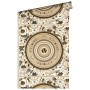 Bricoflor Vliestapete Versace 5 387056 mit Medusa-Muster in Beige und Braun.