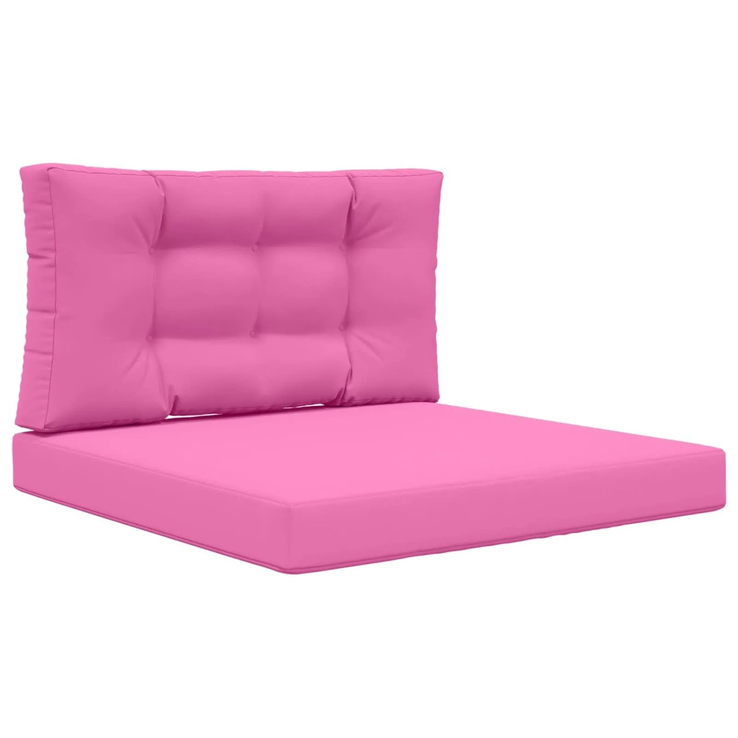 vidaXL Sofakissen für Draußen 2-Tlg Rosa Polyester 900861