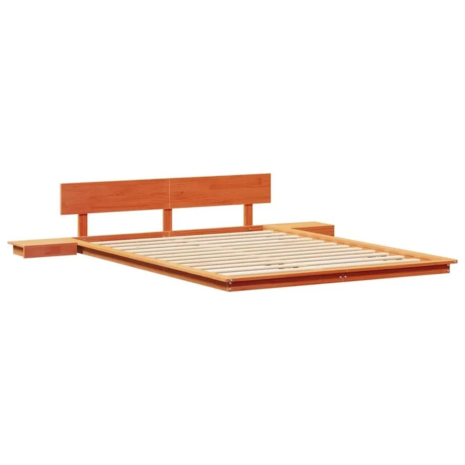 vidaXL Bettgestell Braun 150 x 200 cm Holz 872397