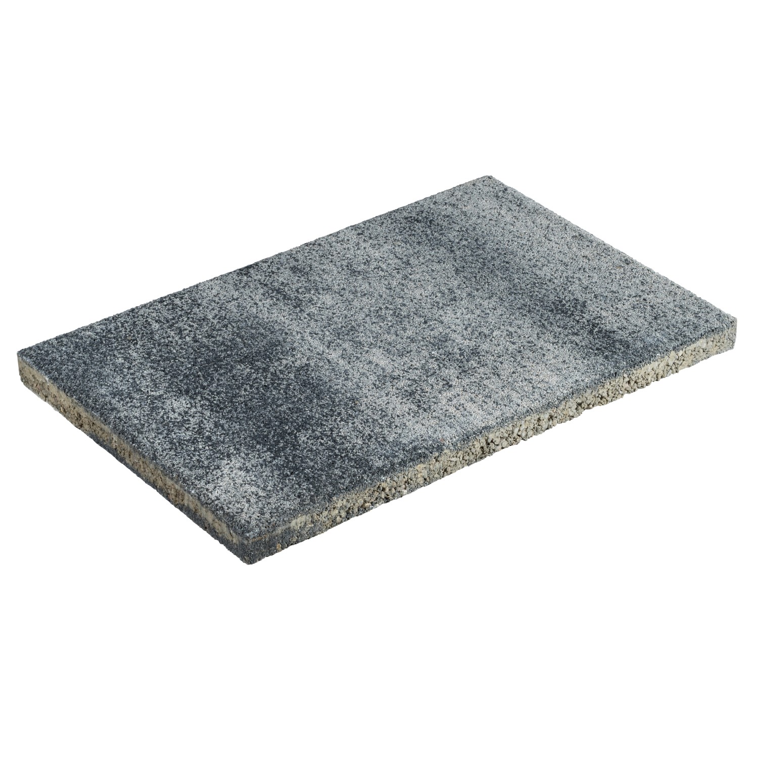 Diephaus Terrassenplatte Aquadrain Permea 60 cm x 40 cm x 4 cm Weiß-Schwarz