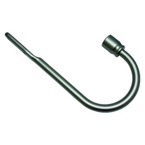Gardinia Raffbügel Memphis, silber matt, 7,5 cm, zur Kombination mit Stilgarnituren.