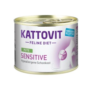 Kattovit Spezialfutter für Katzen Sensitive mit Pute 185 g