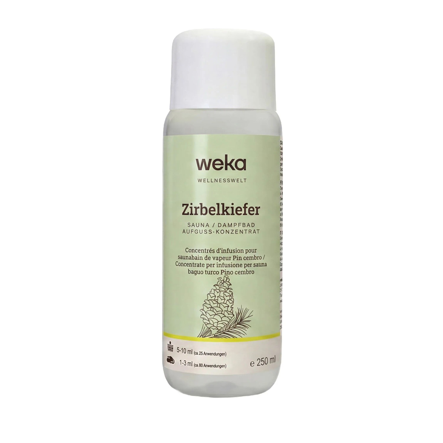WekaPur Sauna-/Dampfbadduft Zirbelkiefer