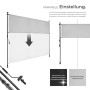 Tectake Klemmmarkise Taija Verschiedene Größen Uv Beständig und Wasserabweisend 200 x 310 cm 7 x 208 x 310 cm Hellgrau_3