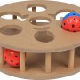 Heim Cat-IQ-Trainingsspiel: Rundes Intelligenzspielzeug für Katzen mit Jingle-Bällen.