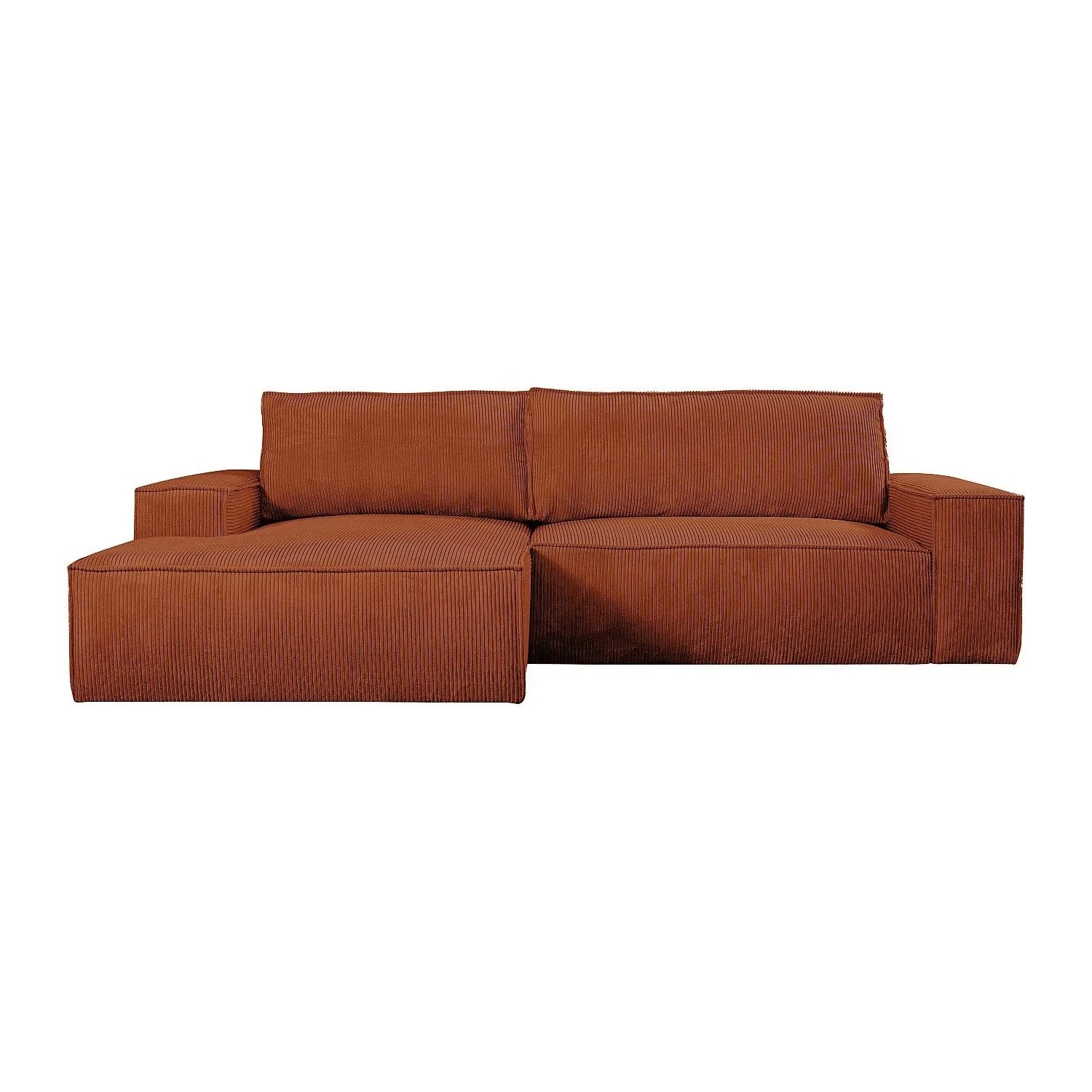 Vente-unique Schlafsofa Amelia Terracotta 267 cm