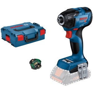 Bosch Professional Akku-Drehschlagschrauber GDR 18V-210 C Solo mit L-Boxx und Bluetooth Modul.
